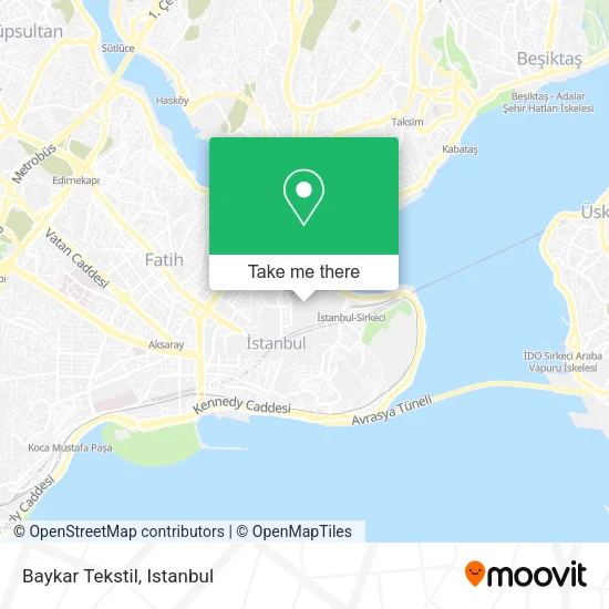Baykar Tekstil map