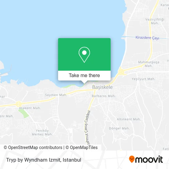 Tryp by Wyndham Izmit map