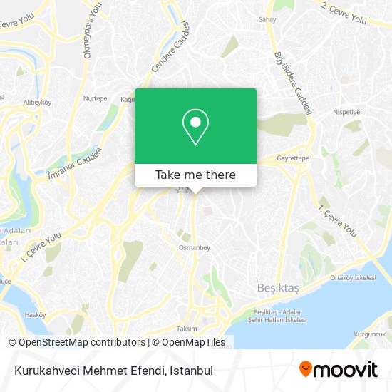 Kurukahveci Mehmet Efendi map