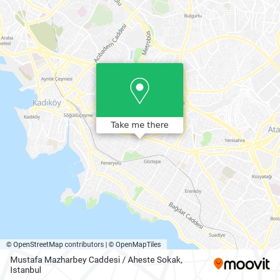 Mustafa Mazharbey Caddesi / Aheste Sokak map