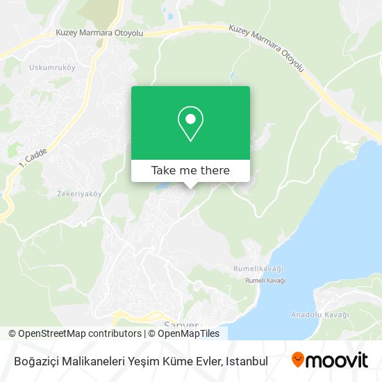 Boğaziçi Malikaneleri Yeşim Küme Evler map