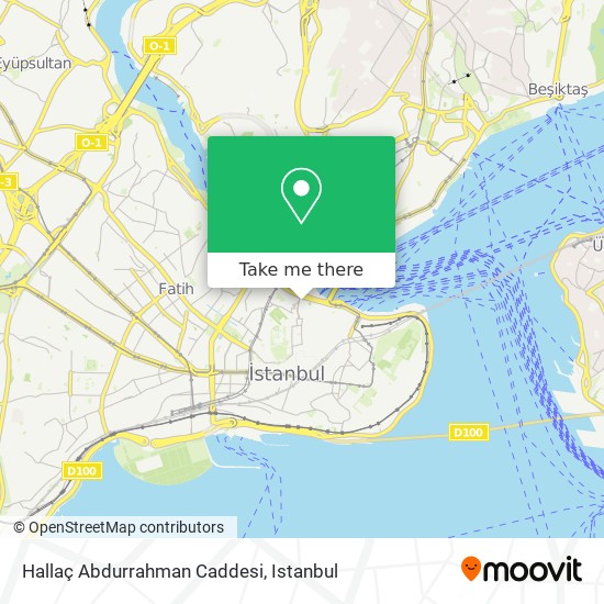 Hallaç Abdurrahman Caddesi map