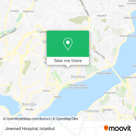 Jinemed Hospital map