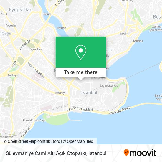 Süleymaniye Cami Altı Açık Otoparkı map