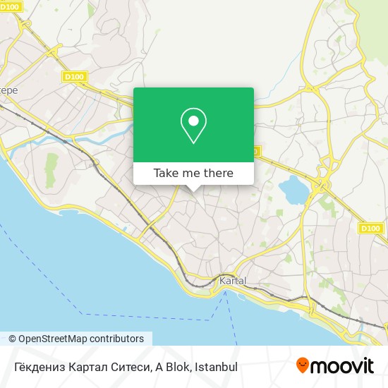 Гёкдениз Картал Ситеси, A Blok map