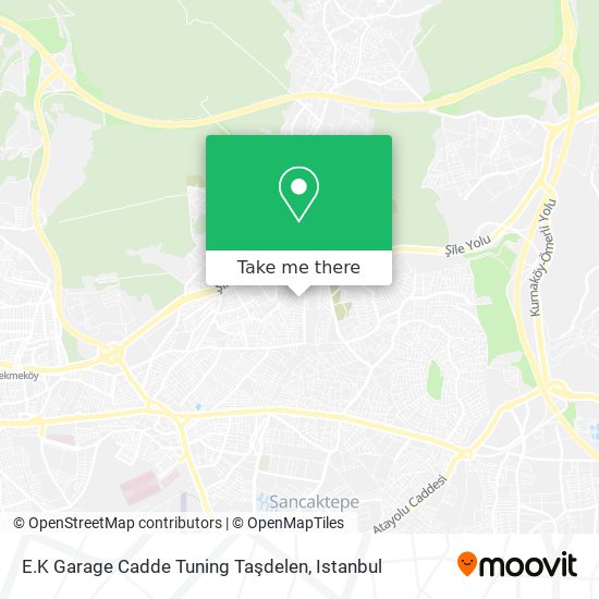 E.K Garage Cadde Tuning Taşdelen map