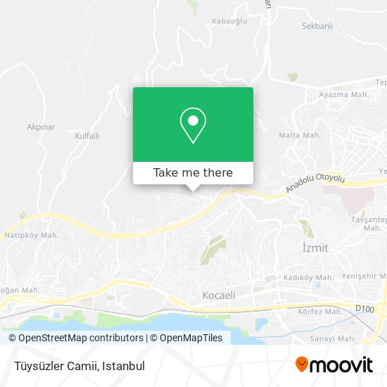 Tüysüzler Camii map