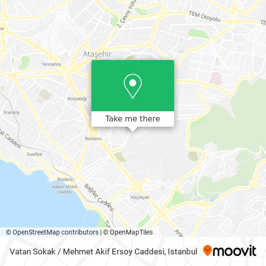 Vatan Sokak / Mehmet Akif Ersoy Caddesi map