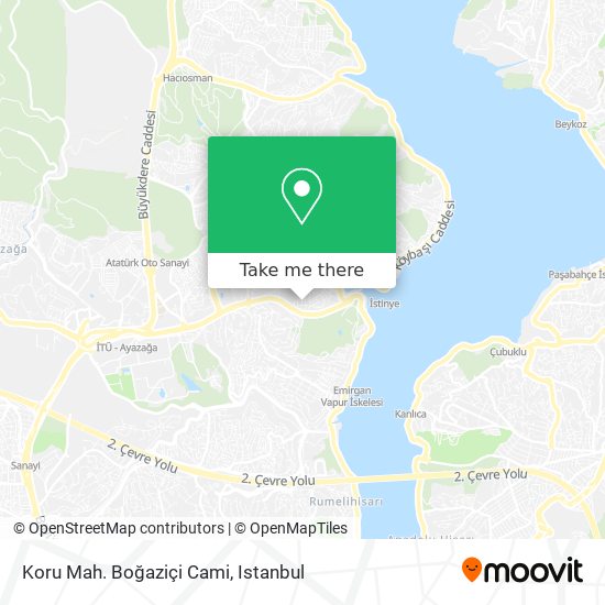 Koru Mah. Boğaziçi Cami map