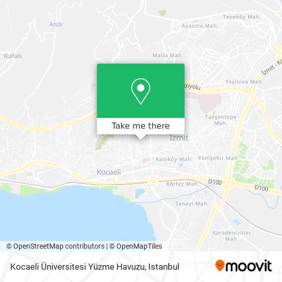 Kocaeli Üniversitesi Yüzme Havuzu map