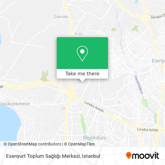 Esenyurt Toplum Sağlığı Merkezi map