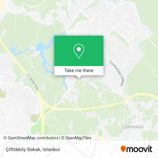 Çiftlikköy Sokak map