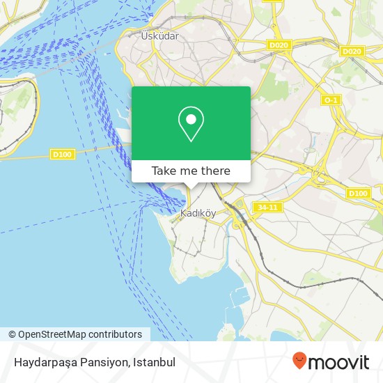 Haydarpaşa Pansiyon map