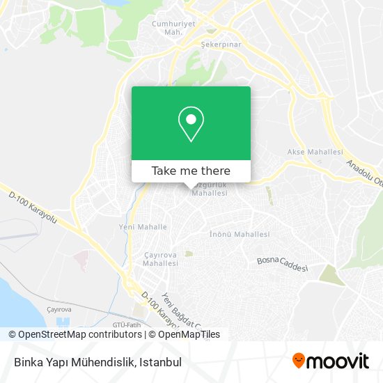 Binka Yapı Mühendislik map