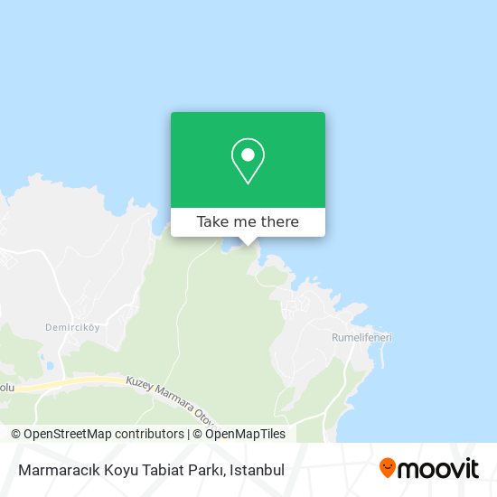 Marmaracık Koyu Tabiat Parkı map