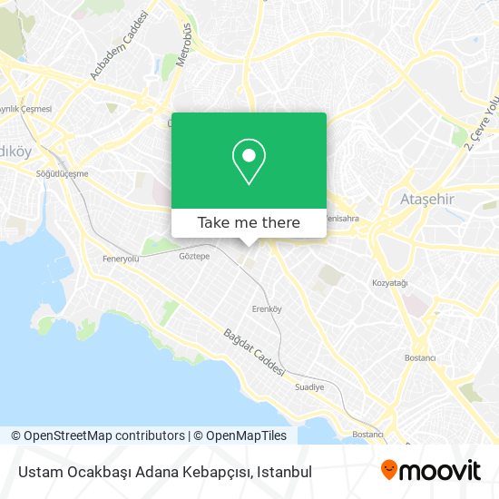 Ustam Ocakbaşı Adana Kebapçısı map