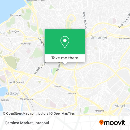Çamlıca Market map