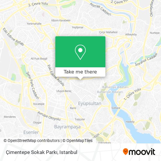 Çimentepe Sokak Parkı map