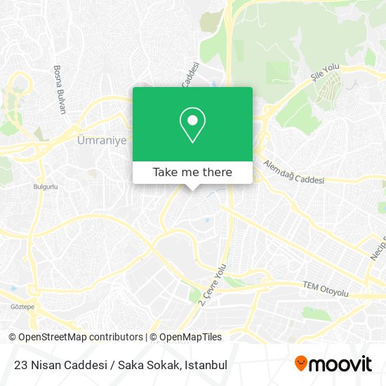 23 Nisan Caddesi / Saka Sokak map