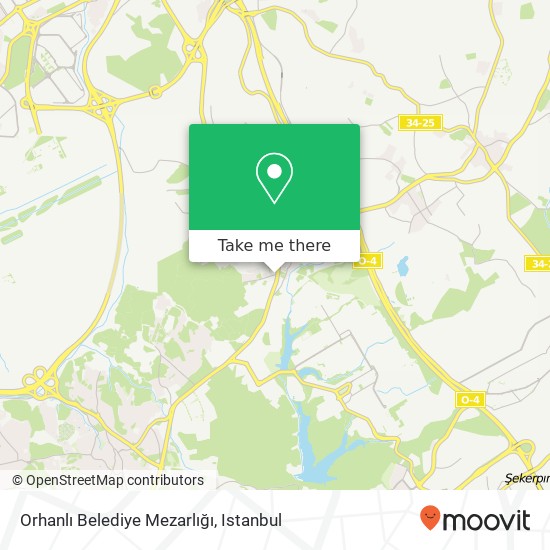 Orhanlı Belediye Mezarlığı map