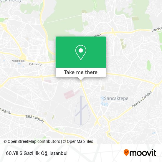 60.Yil S.Gazi İlk Öğ map