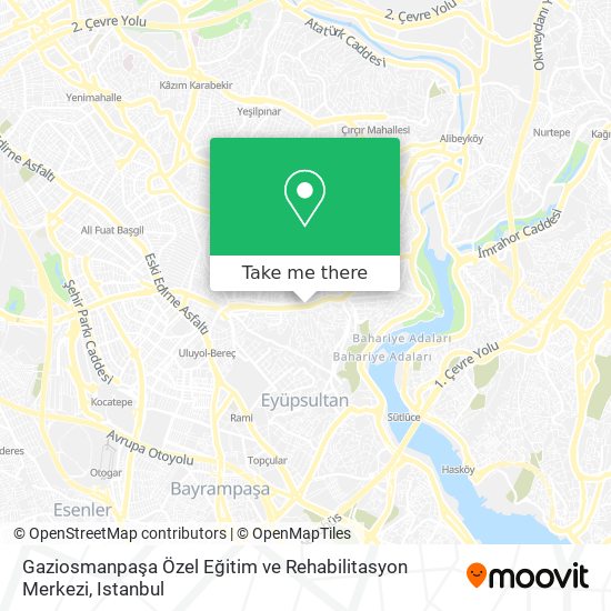 Gaziosmanpaşa Özel Eğitim ve Rehabilitasyon Merkezi map