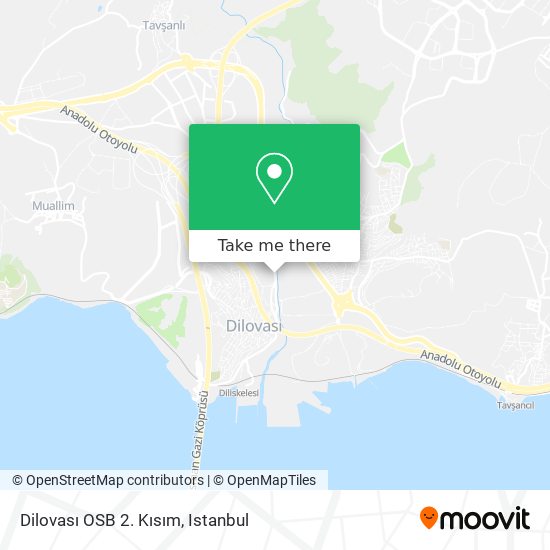 Dilovası OSB 2. Kısım map