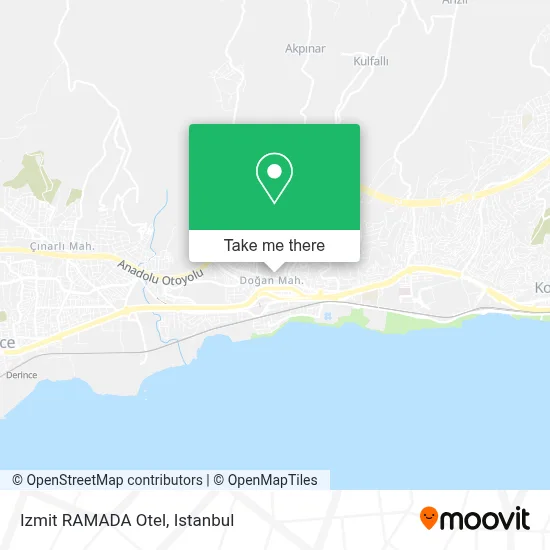 Izmit RAMADA Otel map