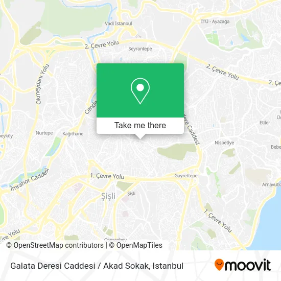 Galata Deresi Caddesi / Akad Sokak map