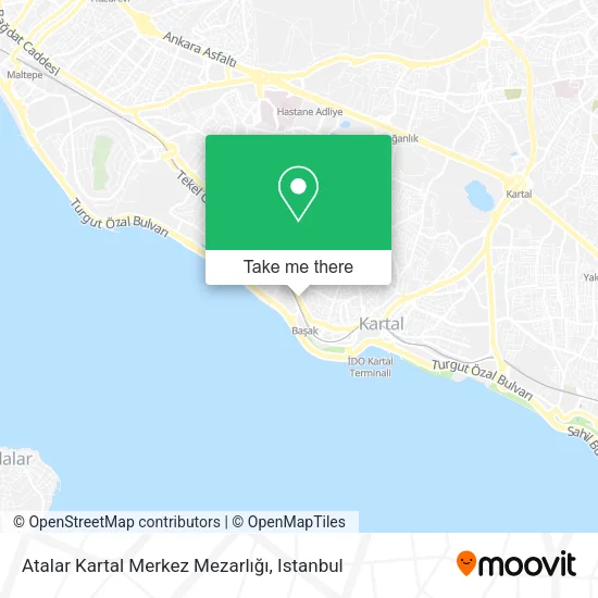 Atalar Kartal Merkez Mezarlığı map