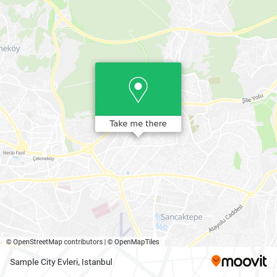 Sample City Evleri map