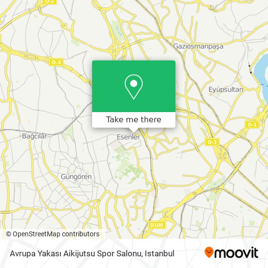 Avrupa Yakası Aikijutsu Spor Salonu map