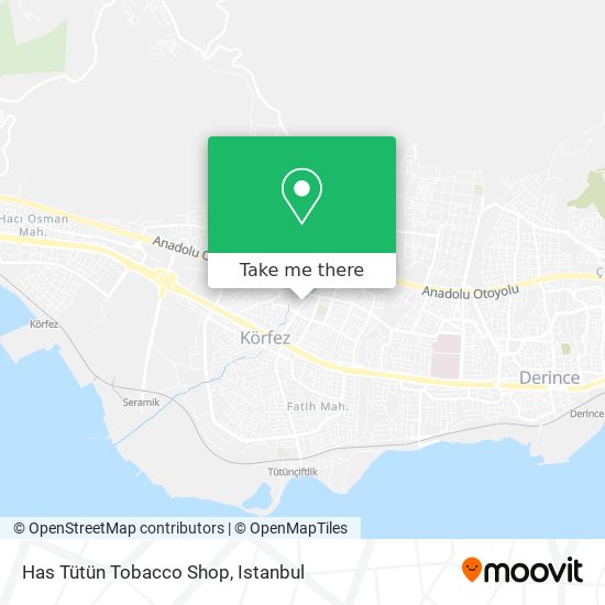Has Tütün Tobacco Shop map