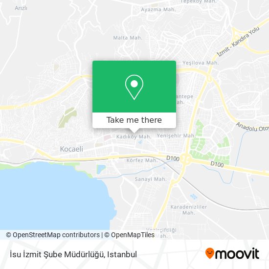 İsu İzmit Şube Müdürlüğü map