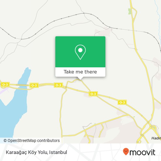 Karaağaç Köy Yolu map