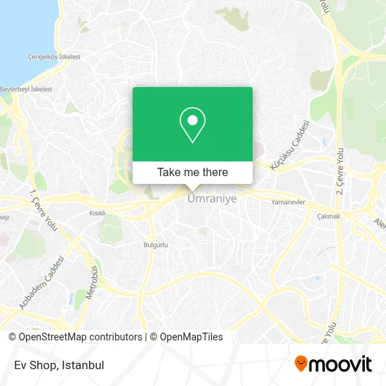 Ev Shop map