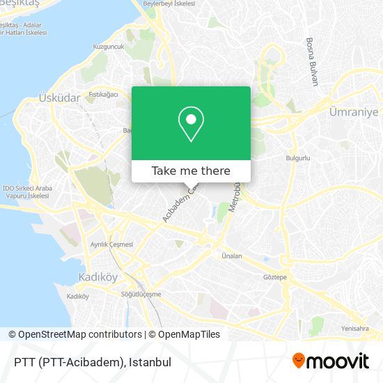 PTT (PTT-Acibadem) map