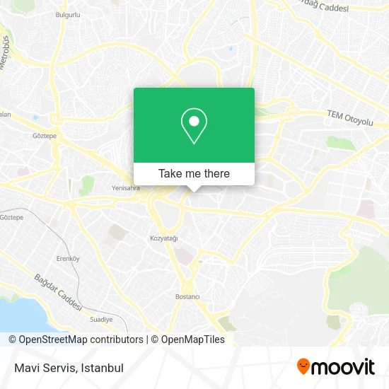 Mavi Servis map