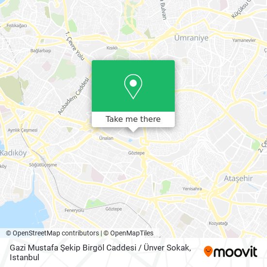 Gazi Mustafa Şekip Birgöl Caddesi / Ünver Sokak map