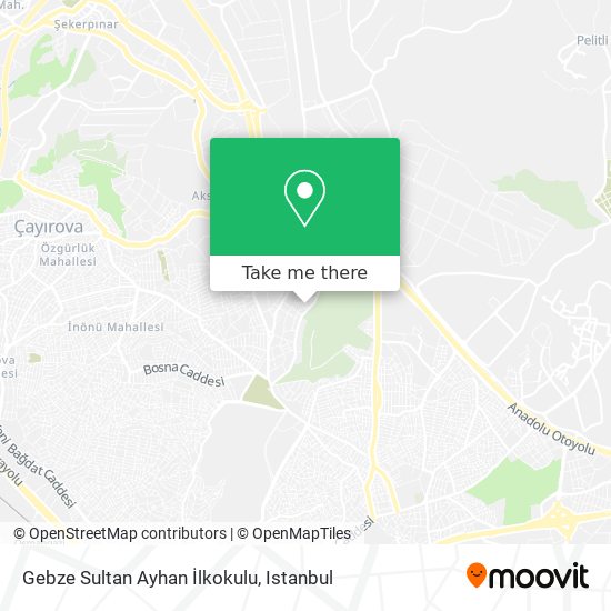 Gebze Sultan Ayhan İlkokulu map
