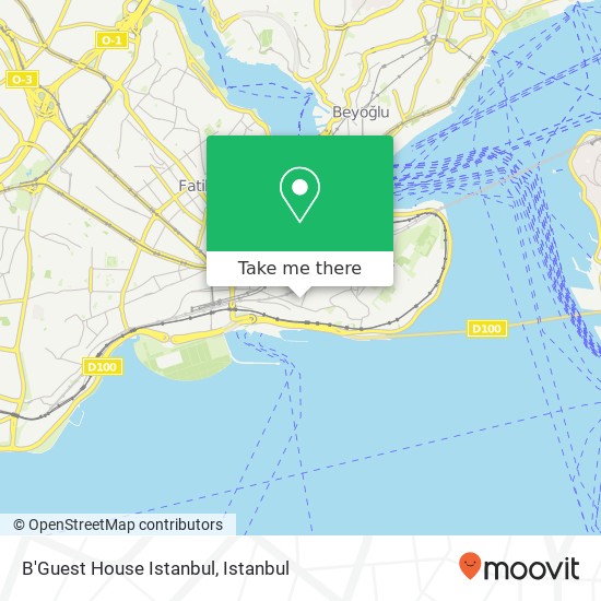 B'Guest House Istanbul map