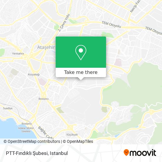 PTT-Fındıklı Şubesi map