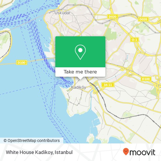 White House Kadikoy map