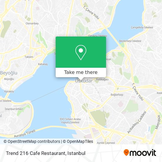 Trend 216 Cafe Restaurant map