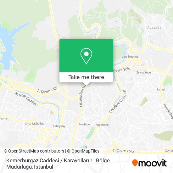 Kemerburgaz Caddesi / Karayolları 1. Bölge Müdürlüğü map