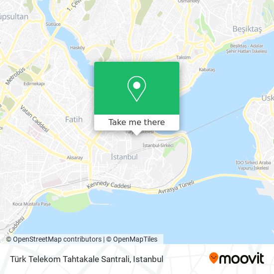 Türk Telekom Tahtakale Santrali map