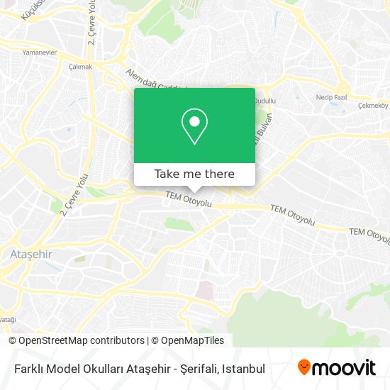 Farklı Model Okulları Ataşehir - Şerifali map