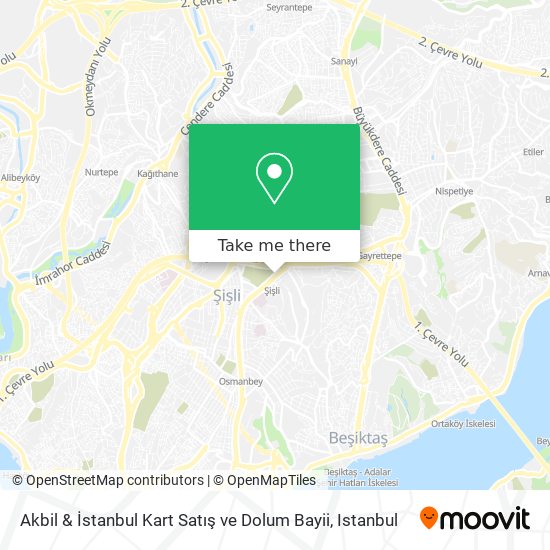 Akbil & İstanbul Kart Satış ve Dolum Bayii map