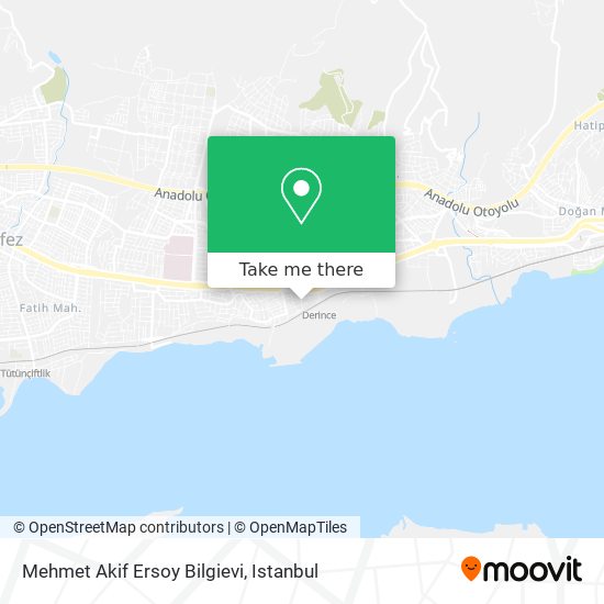 Mehmet Akif Ersoy Bilgievi map