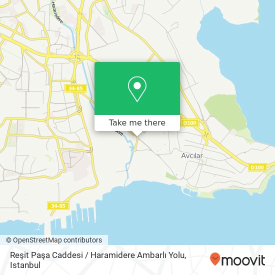 Reşit Paşa Caddesi / Haramidere Ambarlı Yolu map